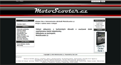 Desktop Screenshot of motoscooter.cz